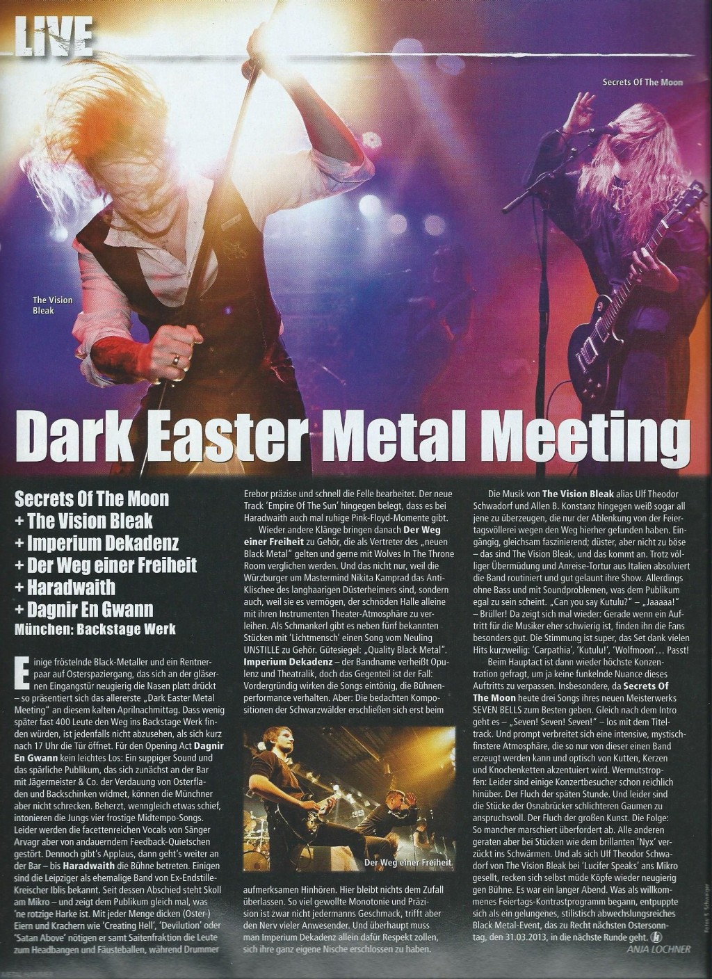 Dark Easter Metal Meeting 2012 Bericht